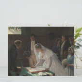 Carte Le registre des Mariages (par Edmund Blair Leighto (Debout devant)