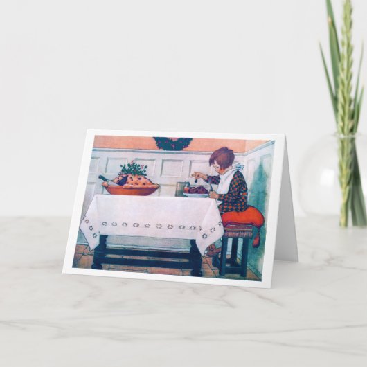 Carte Le repas de Noël, Jessie Willcox Smith (Devant)