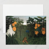 Carte Le Repas du lion | Henri Rousseau (Devant / Derrière)