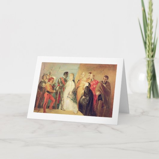 Carte Le retour d'Othello, Loi II, scène II de 'Othe (Devant)