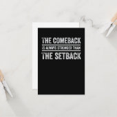 Carte Le Retour Est Toujours Plus Fort (Devant/Arrière en situation)