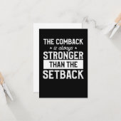 Carte Le Retour Est Toujours Plus Fort (Devant/Arrière en situation)