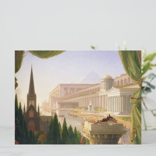 Carte Le rêve de l'architecte (par Thomas Cole) (Debout devant)