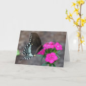Carte Le rêve papillon (Fleur jaune)