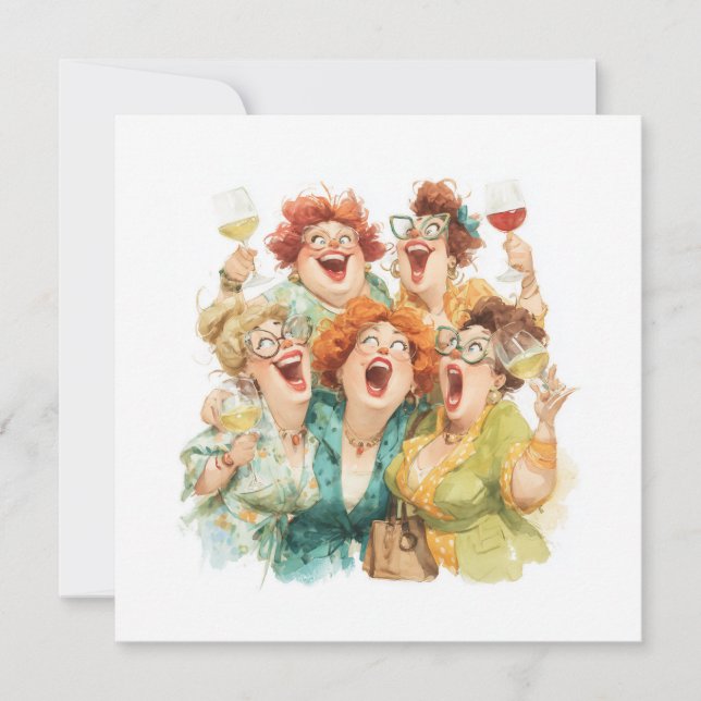 Carte Le rire nocturne des dames (Devant)