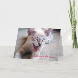 Carte le rire soulève le coeur !