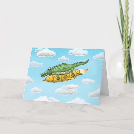 Carte Le Rocket Croc (Devant)