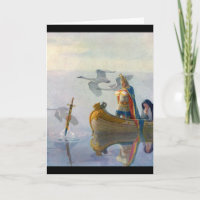 Le Roi Arthur et Excalibur, C. 1922 par N.C Wyeth