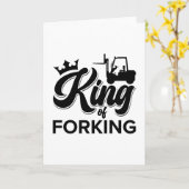 Carte Le Roi De La Fourche Conducteur De Remorque (Fleur jaune)