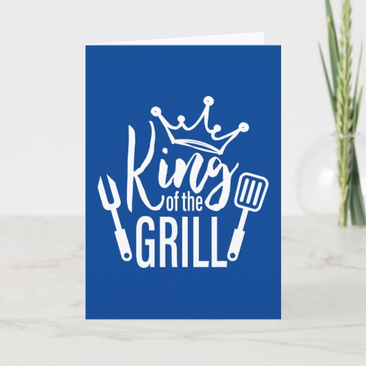 Carte Le roi de la typographie grill (Devant)