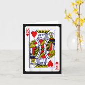 Carte Le Roi des Coeurs d'origine (roi suicide) (Fleur jaune)