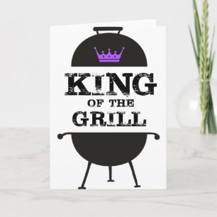 Carte Le Roi Du Grill, Couronne Noire Violette
