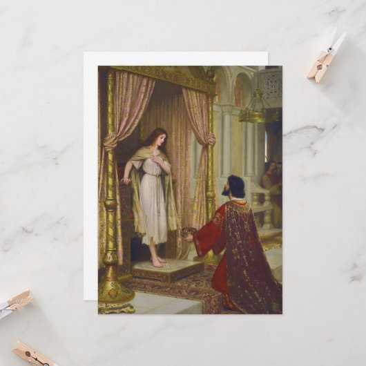 Carte Le roi et la mendiante (Devant/Arrière en situation)