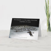 Carte Le Rosaire, un trésor inestimable inspiré par Dieu (Devant)