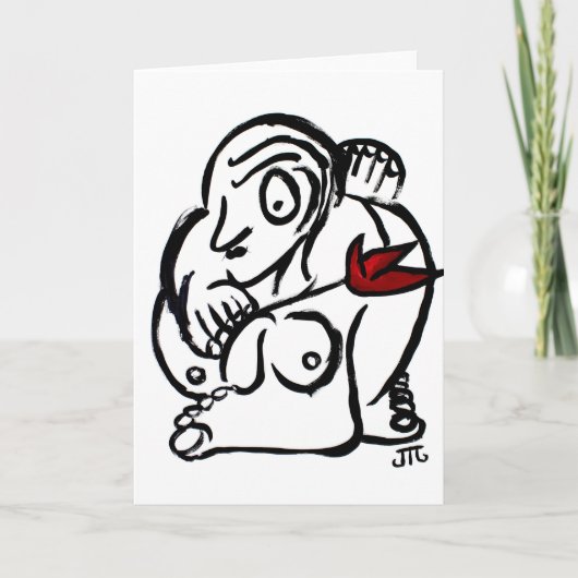 Carte "Le Rose" (Devant)