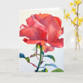 Carte Le rose (Fleur jaune)