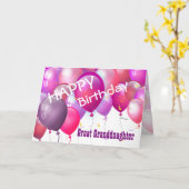 Carte Le rose de joyeux anniversaire monte en ballon (Fleur jaune)