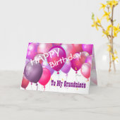 Carte Le rose de joyeux anniversaire monte en ballon la (Fleur jaune)