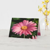 Carte Le rose est pour l'amour (Fleur jaune)