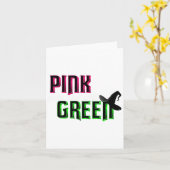 Carte Le rose va bien avec le vert (Fleur jaune)