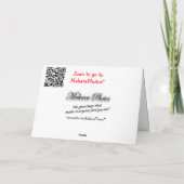 Carte Le rouge de jardinage initialise l'anniversaire ou (Dos)