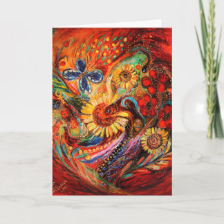 Carte Le rouge sur le rouge