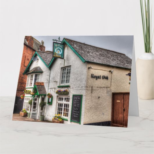 Carte Le Royal Oak Porlock (Devant)