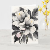 Carte Le sabot de Darwin - Fleurs à l'aquarelle (Fleur jaune)