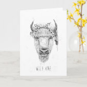 Carte Le sauvage (Fleur jaune)