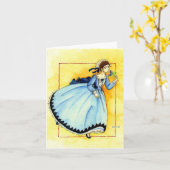 Carte Le Scent des Lilacs Notecard (Fleur jaune)