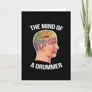 Carte Le Schéma du Cerveau d'un Batteur pour Toutes Occa