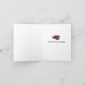 Carte Le secret de garder les brownies frais Greeting Ca (Intérieur)