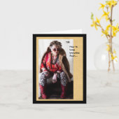 Carte Le secret de garder les brownies frais Greeting Ca (Fleur jaune)