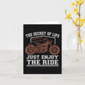 Carte Le Secret De La Vie Profite Juste De La Balade (Fleur jaune)