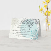 Carte Le Seigneur Vous Bénit, Numéros Bibliques 6:24, Vi (Fleur jaune)