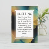 Carte LE SEIGNEUR VOUS BLESSE Numéros 6:24-26 (Debout devant)