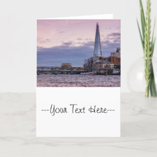 Carte Le Shard Le Soir, Londres Royaume-Uni