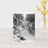 Carte Le Shoshone tombe en hiver (Fleur jaune)