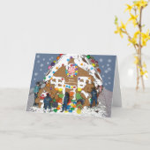 Carte Le siège de la police Gingbread House (Fleur jaune)