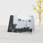 Carte Le sirop d'érable Buckets NH 2013 (Fleur jaune)