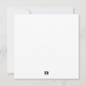 Carte Le Snowman (Dos)