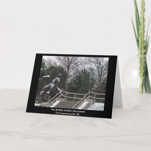 Carte Le soldat MonumentFort Leav de Buffalo… (Devant)
