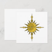 Carte Le soleil et la lune (Devant / Derrière)