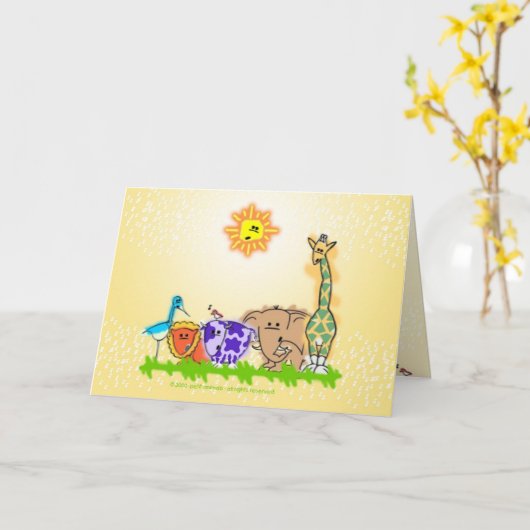 Carte Le Soleil, le soleil (Fleur jaune)