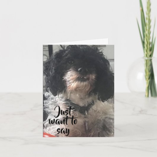 CARTE LE SOUHAIT D'ANNIVERSAIRE EST POUR VOUS D'OBTENIR  (Devant)