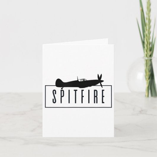 Carte Le Spitfire, Un Avion De Combat Britannique Iconiq (Devant)