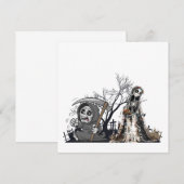 Carte Le squelette et la mariée cadavre. (Devant / Derrière)