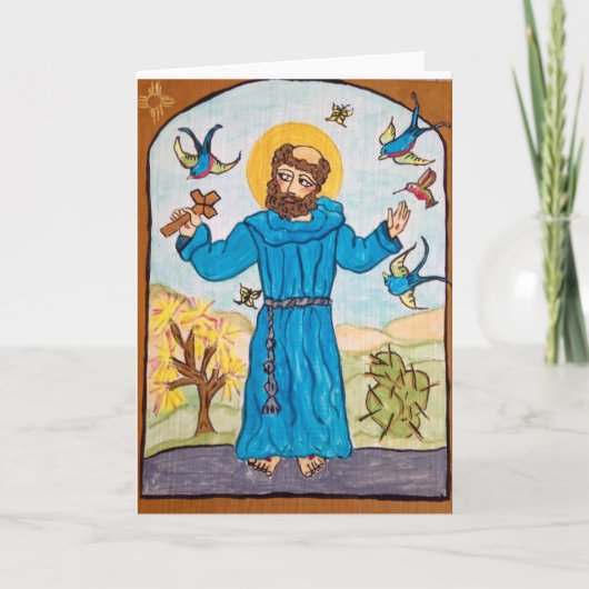 Carte Le St Francis d'Assisi du Retablo original (Devant)