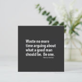 Carte Le Stoïcisme Ne Perd Plus De Temps À Argumenter Qu (Debout devant)