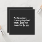 Carte Le Stoïcisme Ne Perd Plus De Temps À Argumenter Qu (Devant/Arrière en situation)